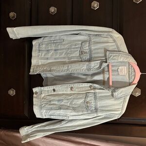American Eagle Outfitters Light Blue Denim Jacket